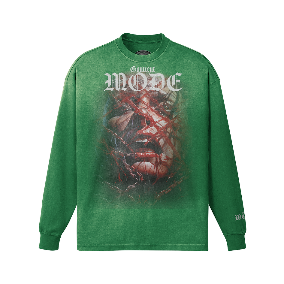 MARIA G.M CREWNECK - GREEN