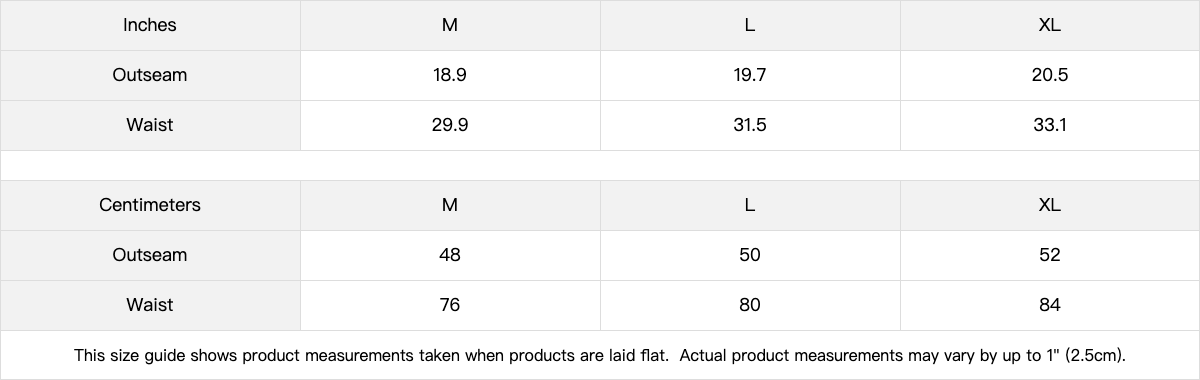 G.M ESSENTIALS SHORTS